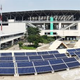Rooftop solar panels installed over MG Bus stand, Telangana. The Indian government has increased taxes on imported solar and wind equipment.